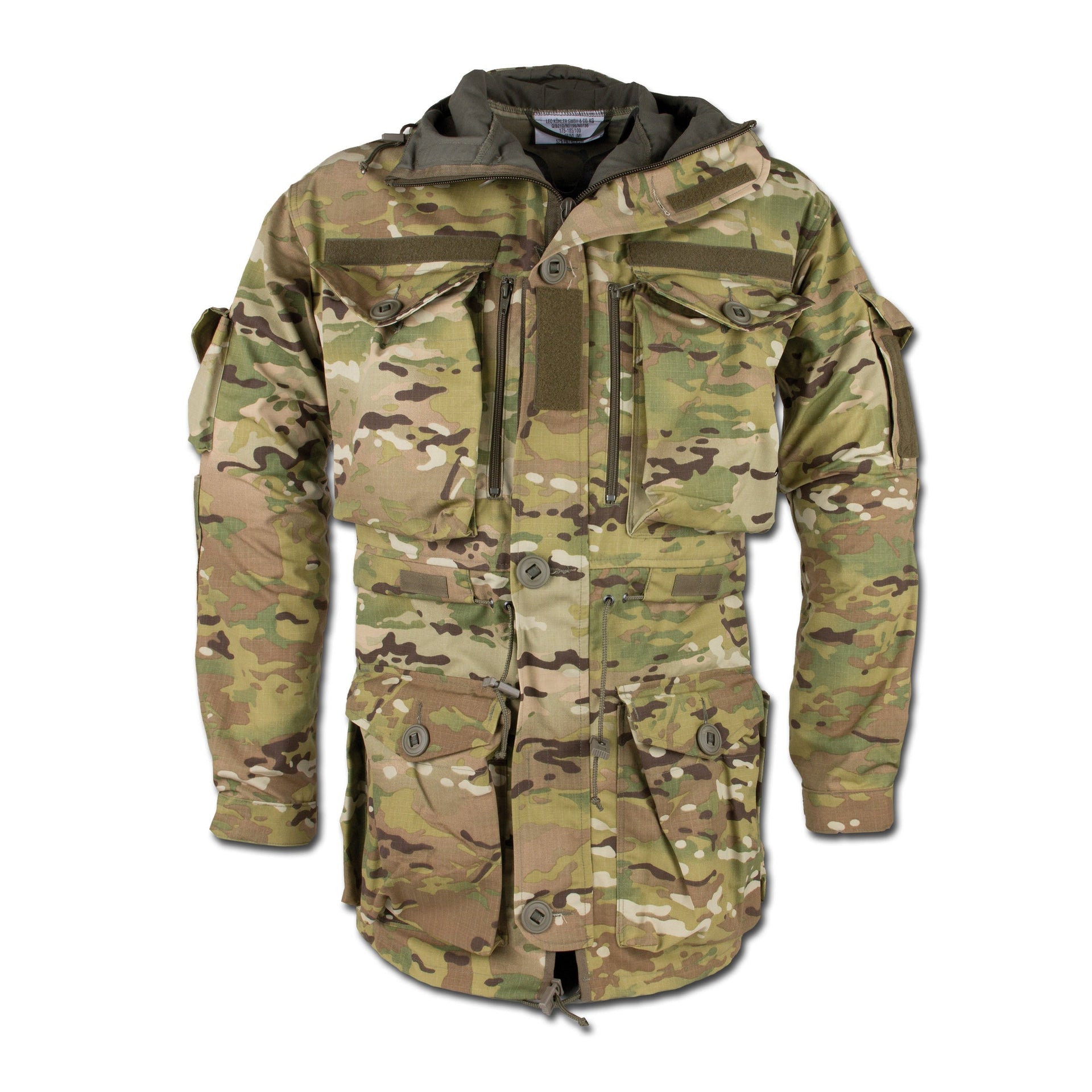 TACGEAR DANISH M84 Camo Parka Einsatzjacke Spezialkräfte KSK Smock L TACGEAR DANISH M84 Camo Parka Einsatzjacke Spezialkräfte KSK Smock L