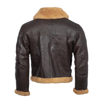 Blouson d'aviateur RAF Sheepskin brun