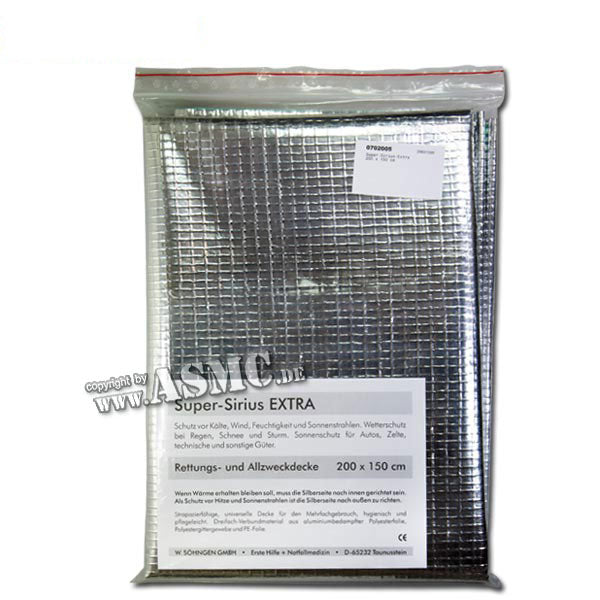 Couure de survie Super-SIRIUS®-Extra 200 x 150 cm