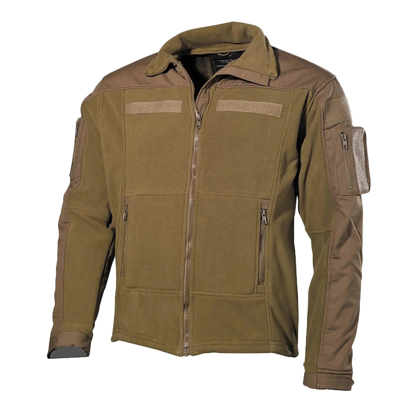 mfh-ripstop-fleece-jacke-tactical-combat-coyote-tan-ansicht-1