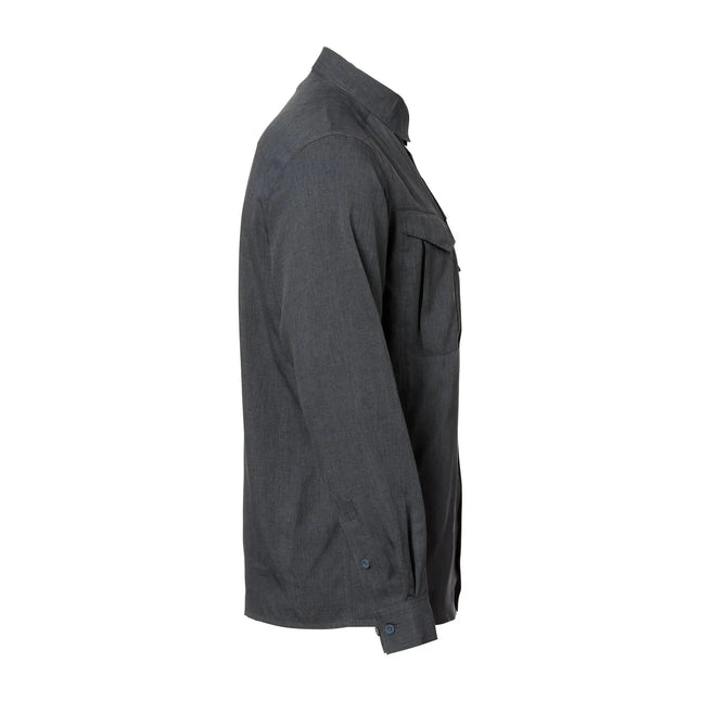 Chemise Gentleman Hemd Defender MK2 mélangé noir gris