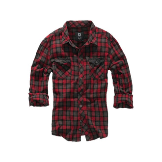 Chemise Duncan Check rouge brun