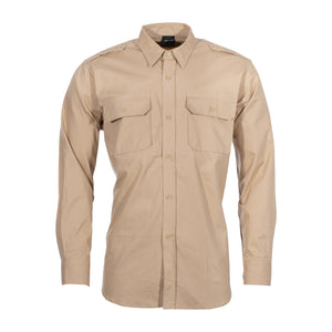 Chemise à manches longues coton