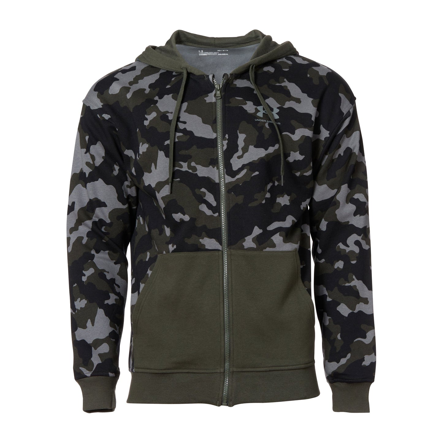 Sweat à capuche homme Rival Fleece Camo Zip