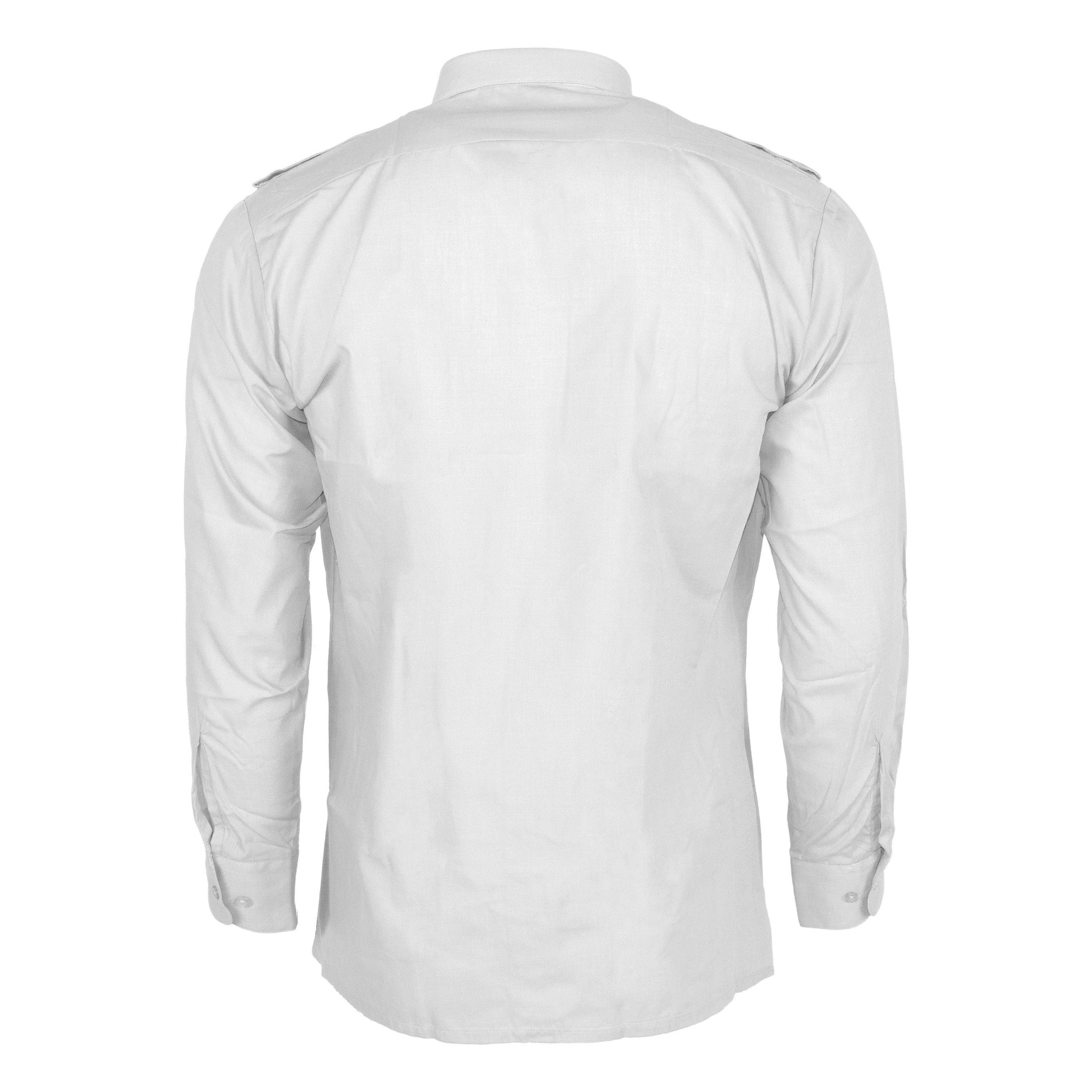 Chemise de service manches longues blanche