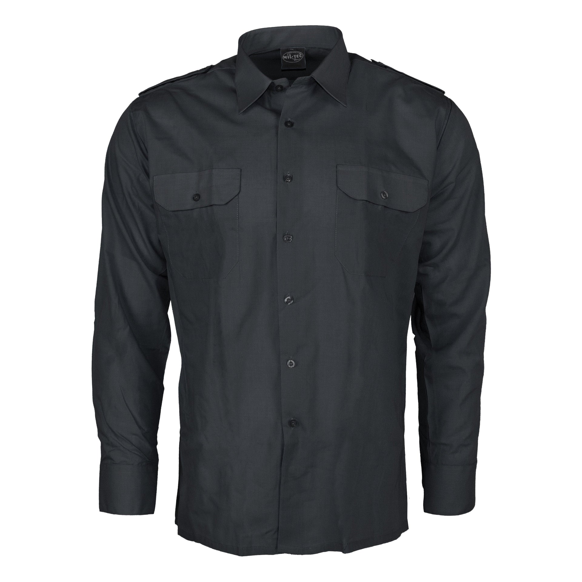 Chemise de service manches longues blanche