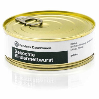 Saucisse de bœuf bouillie en conserve 200 g