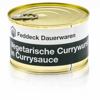 Saucisse végétarienne à la sauce au curry en conserve 400 g
