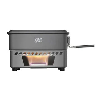 Set de cuisson à combustible solide 1,1 L inox