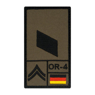 Patch grade Korporal gauche