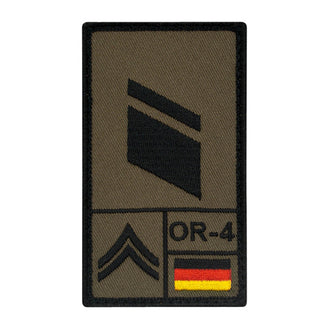 Patch grade Stabskorporal gauche