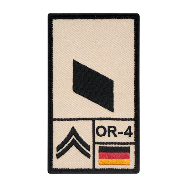 Patch grade Korporal gauche