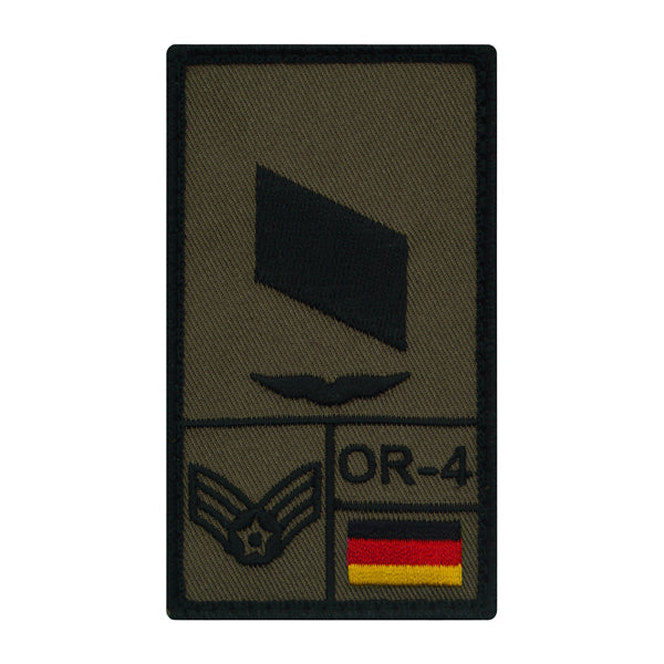 Patch grade Korporal Luftwaffe gauche