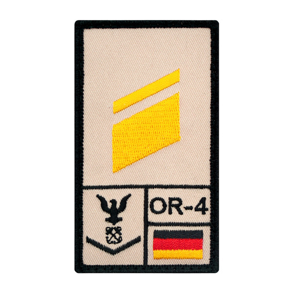 Patch grade Stabskorporal Marine gauche