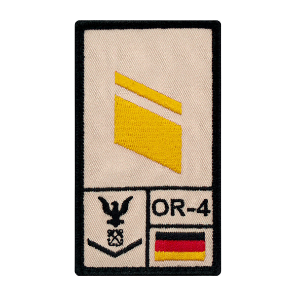 Patch grade Stabskorporal Marine gauche
