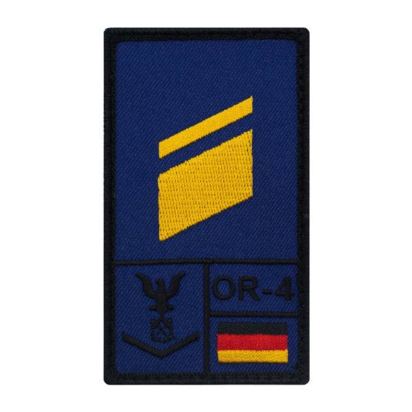 Patch grade Stabskorporal Marine gauche