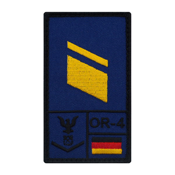 Patch grade Stabskorporal Marine gauche