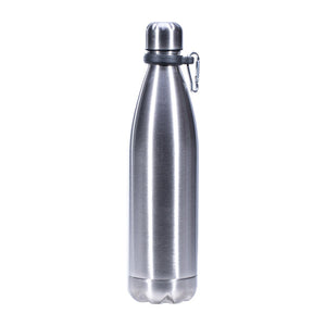 Bouteille en acier inoxydable Hidden Safe argentée