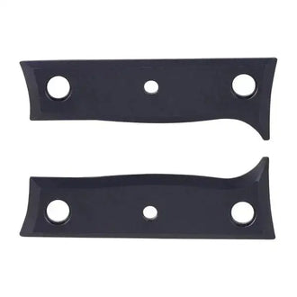 Plaquettes de poignée couteau K1 aluminium anodisé noir