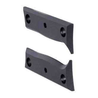 Plaquettes de poignée couteau K1 aluminium anodisé noir