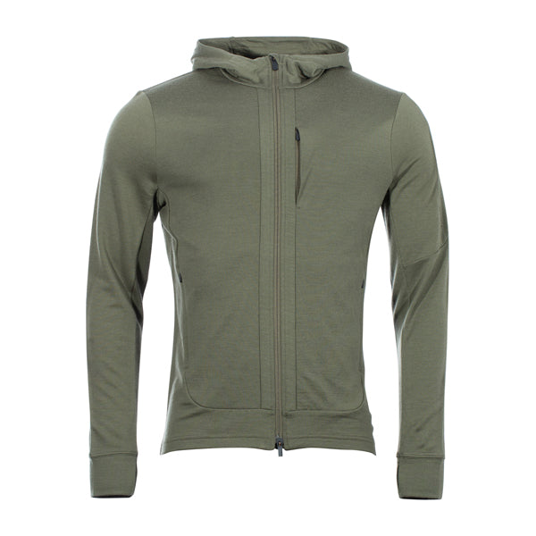 Veste à capuche zippée Quantum III loden