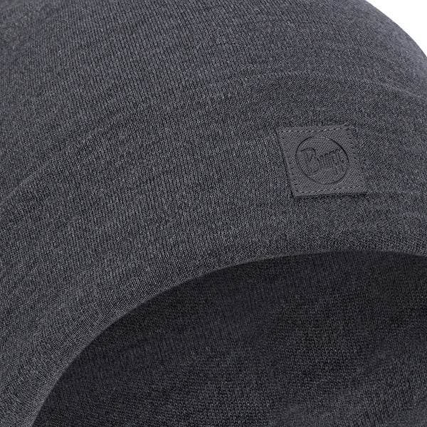 Bonnet Merino Heavyweight solid grey
