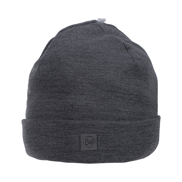 Bonnet Merino Heavyweight solid grey