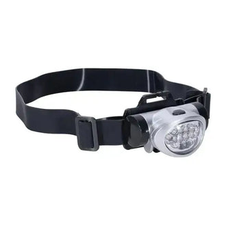 Lampe frontale pivotante noire