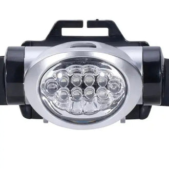 Lampe frontale pivotante noire