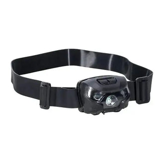 Lampe frontale rechargeable orientable noire
