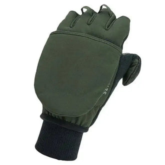 Gants Walpole olive noir