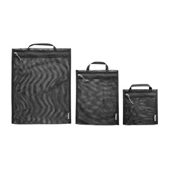 Poches en filet Mesh Pocket Set III lot de 3 noir