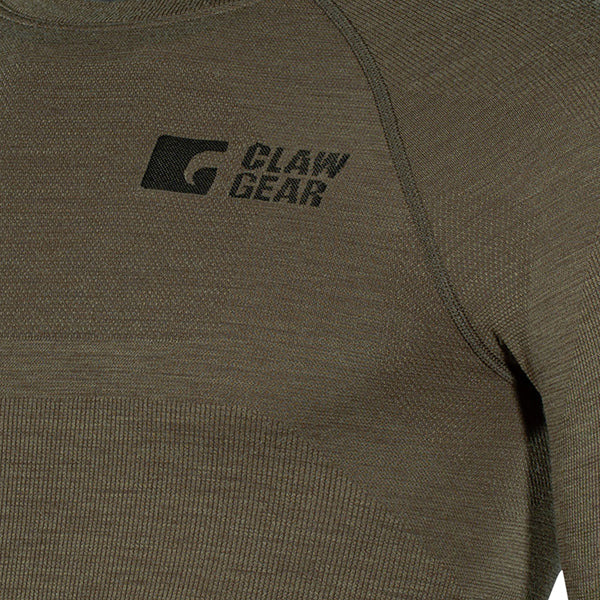 Longsleeve Merino Seamless stonegrey