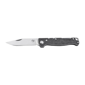 Böker Plus Couteau de Poche Atlas Backlock Clippoint argenté