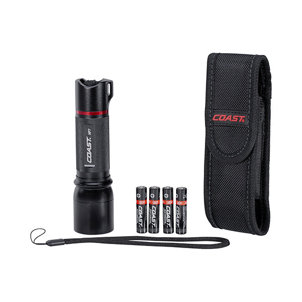Lampe torche HP7 730 Lumens noir rouge