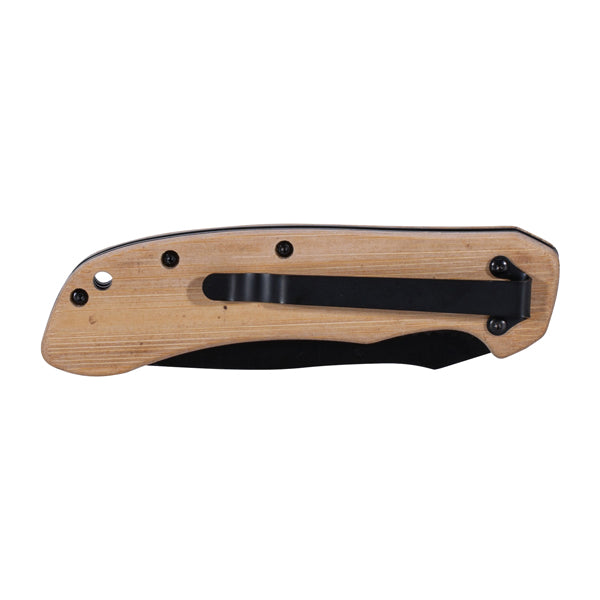 couteau de poche bois de bambou