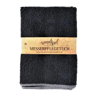 Chiffon d’entretien pour couteau Simply Shark noir