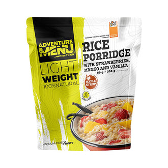 Lightweight Bouillie de riz avec fraise mangue