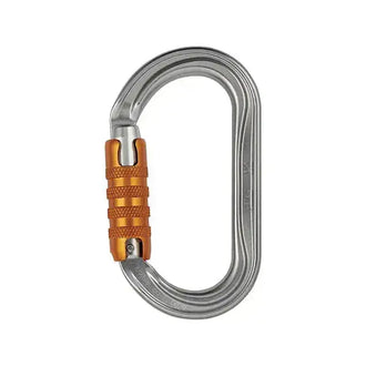 Mousqueton ovale OK Triact-Lock couleur argentée