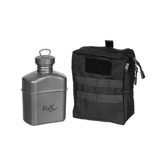 Gourde titane 1 L avec pochette