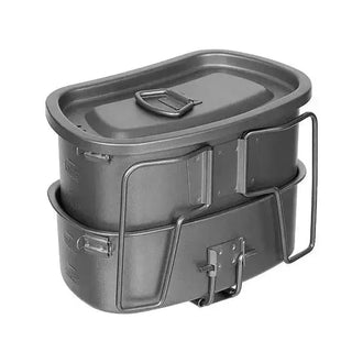 Batterie de cuisine 3 pièces en titane avec poignées rabattables