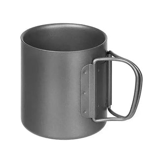 Tasse à poignées rabattables titane double paroi 0,3 L