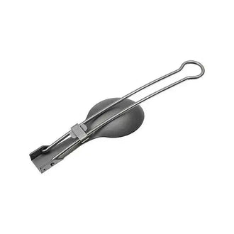 Cuillère en titane pliable