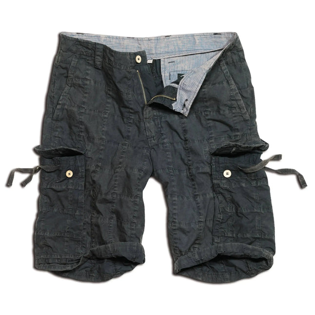 surplus-checkboard-shorts-schwarz-ansicht-1