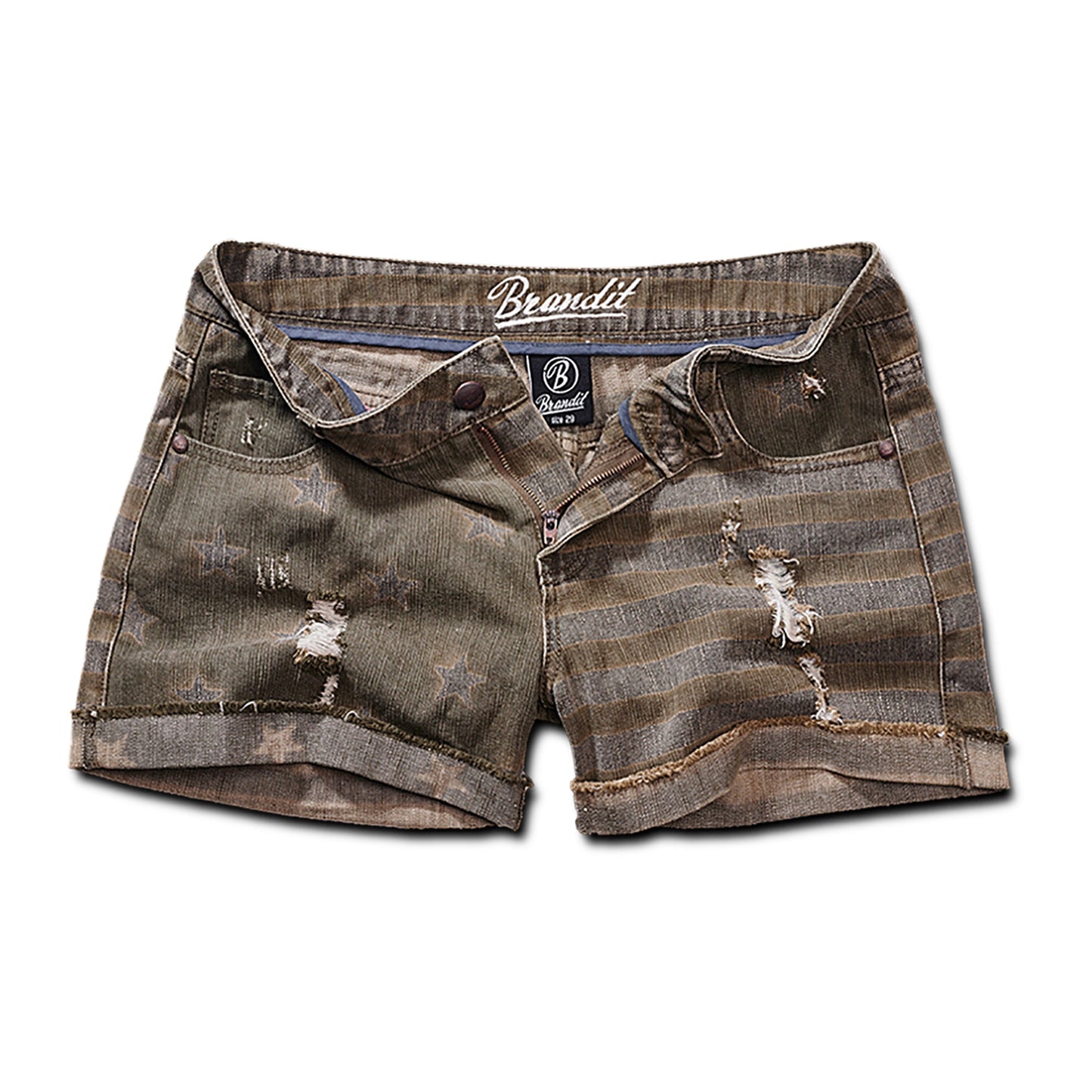 Denim Hotpants stars stripes