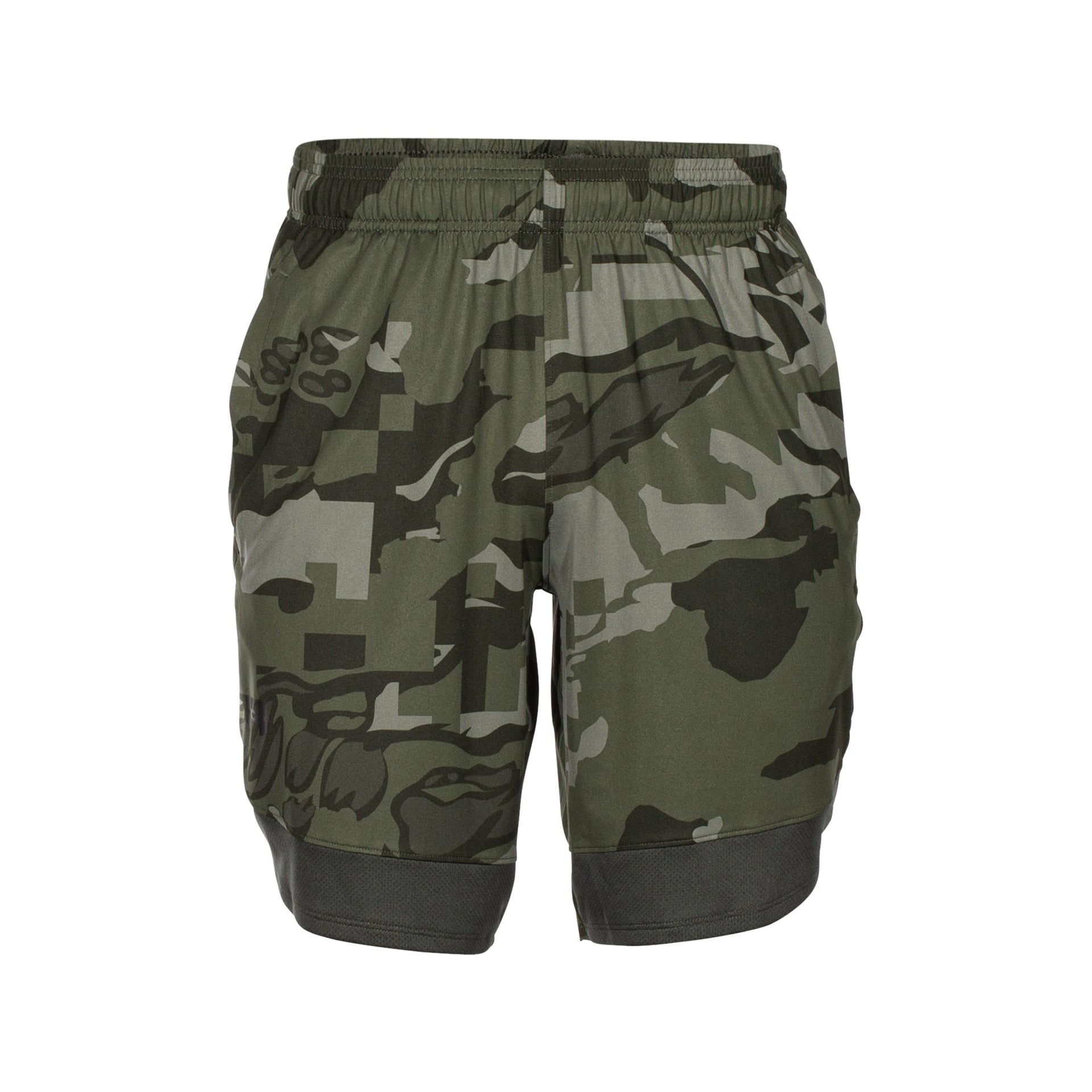 Short Train Stretch Camo baroque green