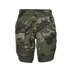 Short Train Stretch Camo baroque green