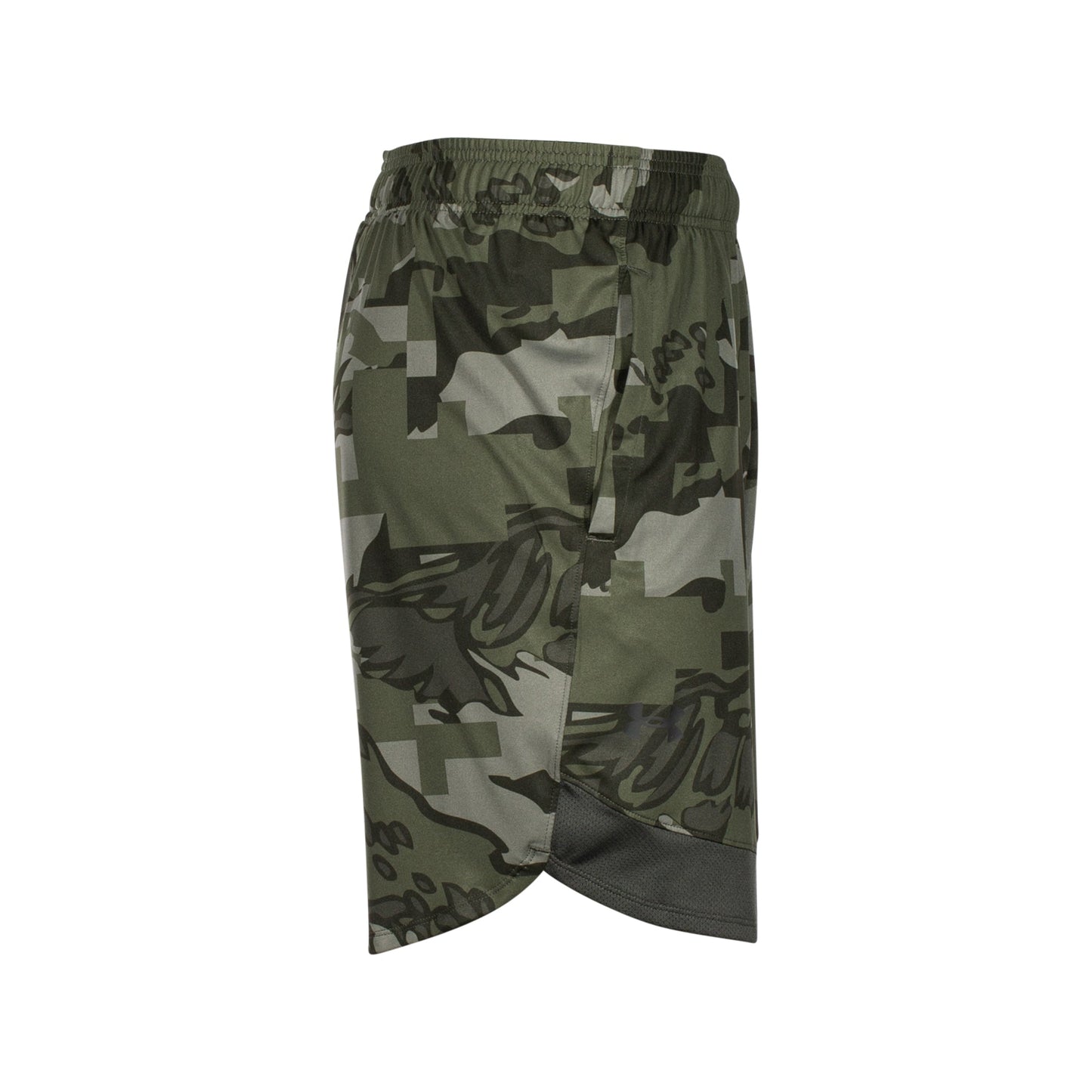 Short Train Stretch Camo baroque green