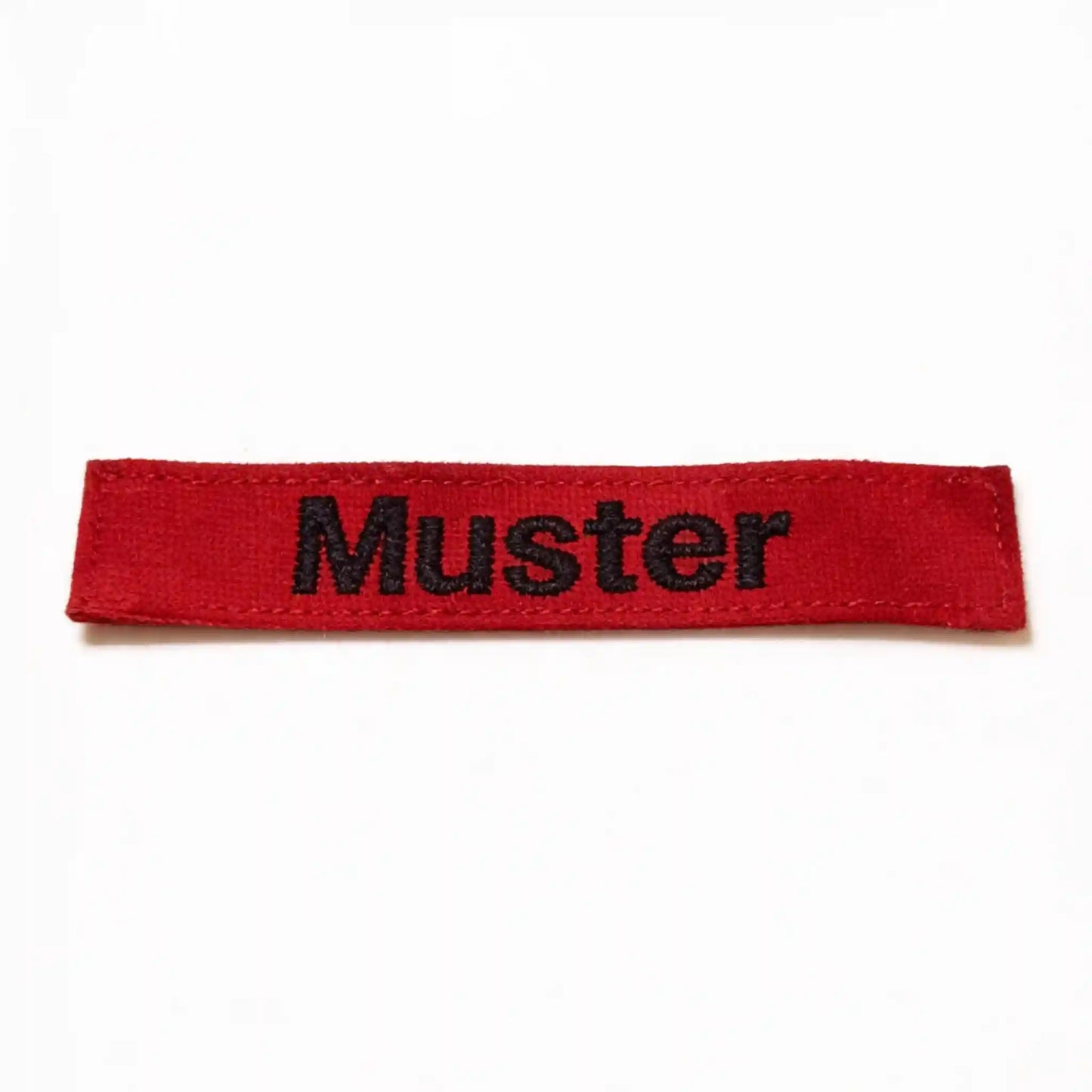 Étiquettes de nom Lot de 5 Rouge