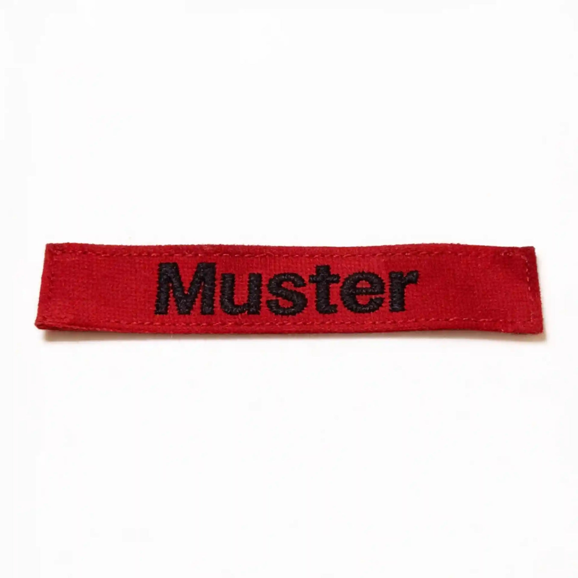 Étiquettes de nom Lot de 5 Rouge